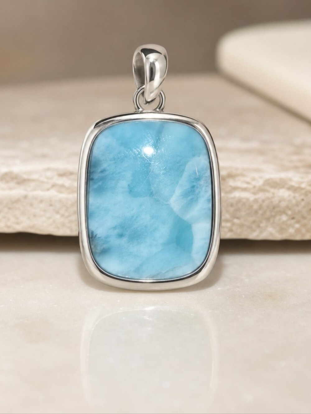 Larimar Pendant, Gemstone